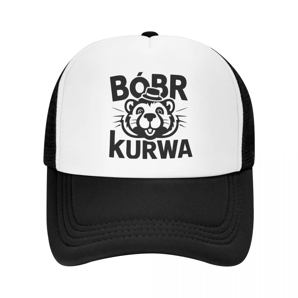 

Bobr Kurwa Jakie Bydle Trucker Cap Men Women Hip-Hop Dad Hat Sun Caps Golf Hats Adjustable Polyester Mesh Baseball Caps Summer