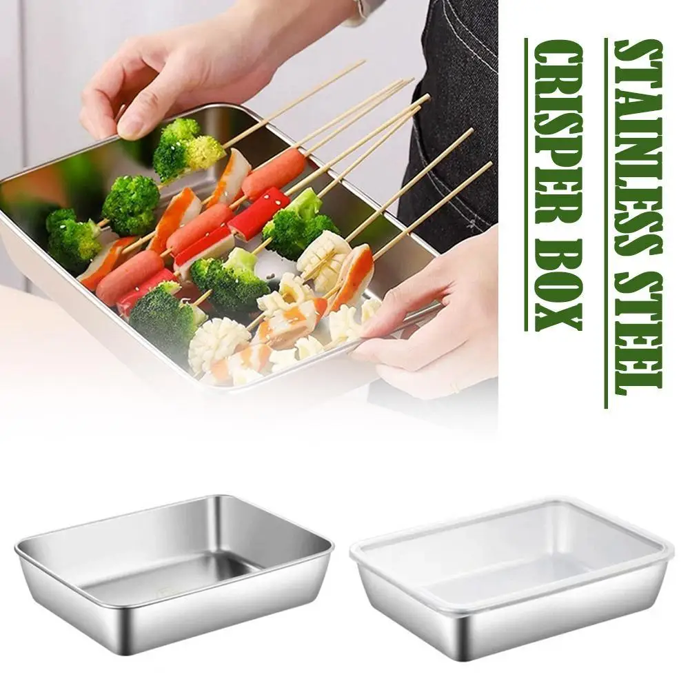 

Контейнер для хранения пищевых продуктов из нержавеющей стали с крышкой