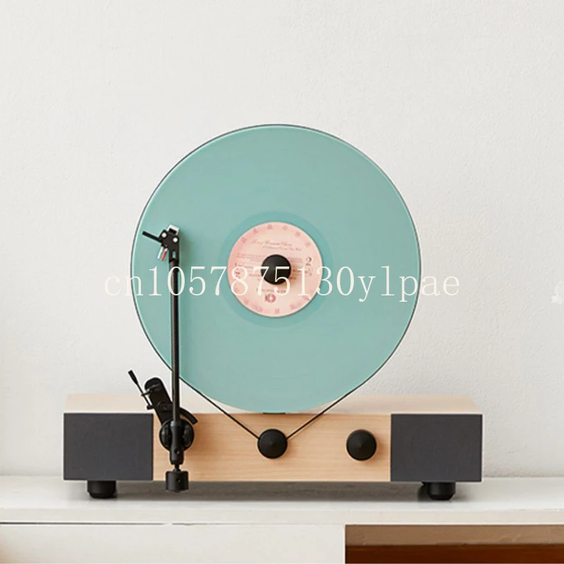 

For Vertical European Vinyl Record Player European LP Grammy Retro Phonograph Bluetooth Audio Gift