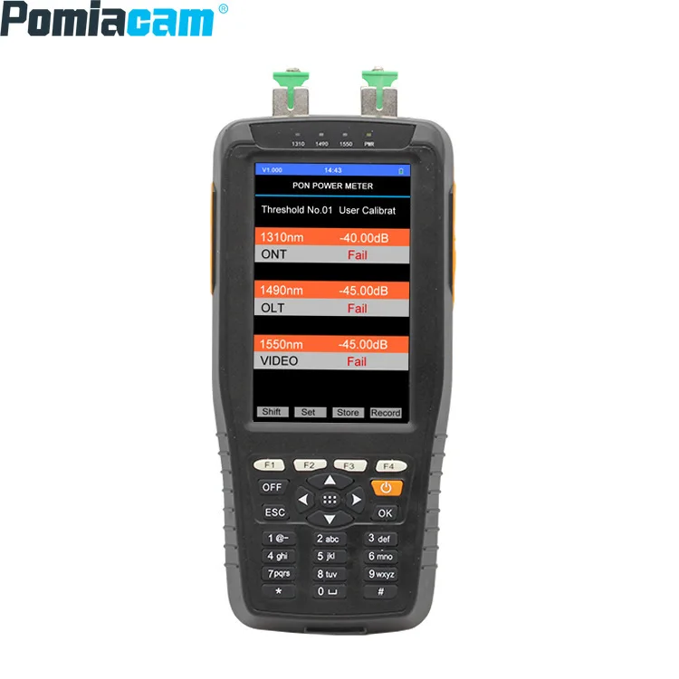 

TM70B Pon Dynamometer Tester Optical Fiber Tester Pon Optical Modem Tester Basic Version without Optical Power Red Light