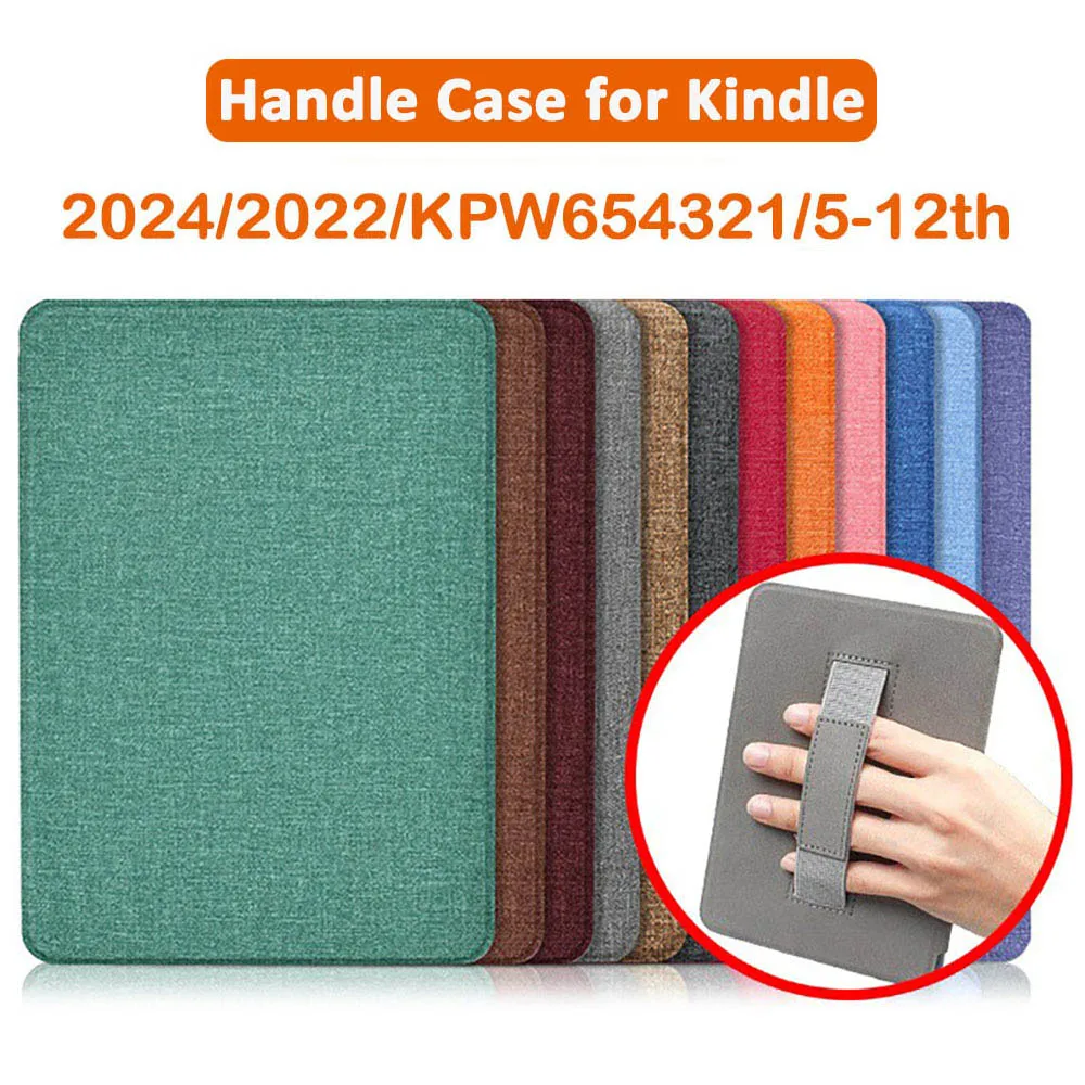 Handle Case Hand Strap Cover Pouch Accessories for Kindle Paperwhite Colorsoft 7 6.8 6 Inch 11th 12th Generation