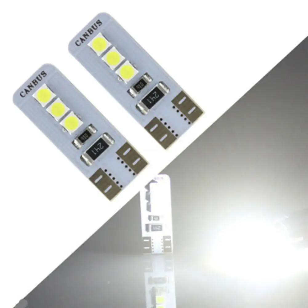 

T10 Led Light Car Decoder Lamp 6w 3030 6smd Width Light Bulb 6led Turn Signal License Plate Reading Lamp Dropshipping