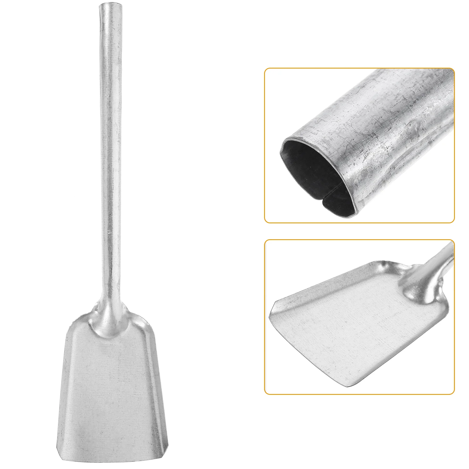 Thickened Coal Shovel Long Handle For Fireplace Stove Kitchen Ash Scoop Iron Material Home Use Heating Tool