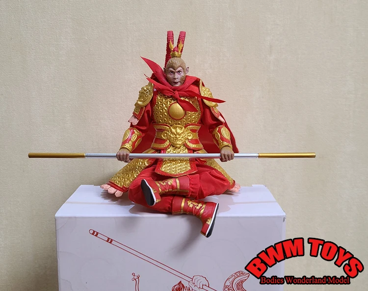 1/12中国の神話のキャラクターの旅と中西部の猿は、tangmonK 6インチ