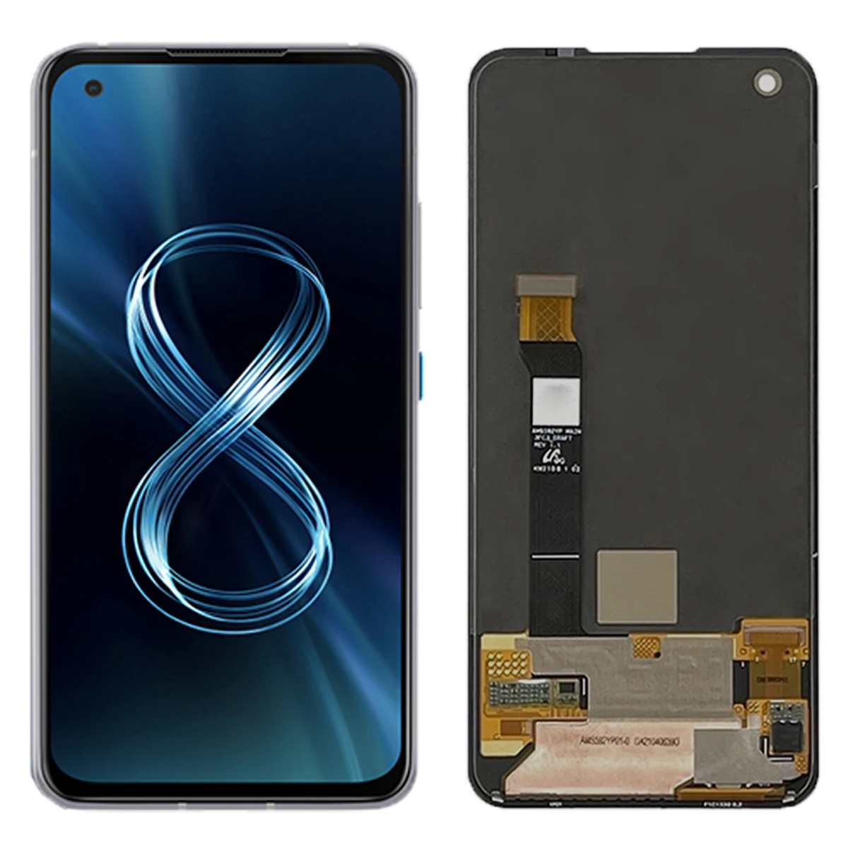 100% протестированный 5,9-дюймовый оригинальный дисплей zenfone 8 для ...