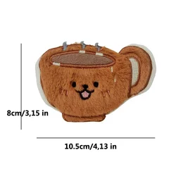 Plush Chew - Resistant Sound - Enhanced Dog Toy for Small Dogs and Puppies (Coffee cup)