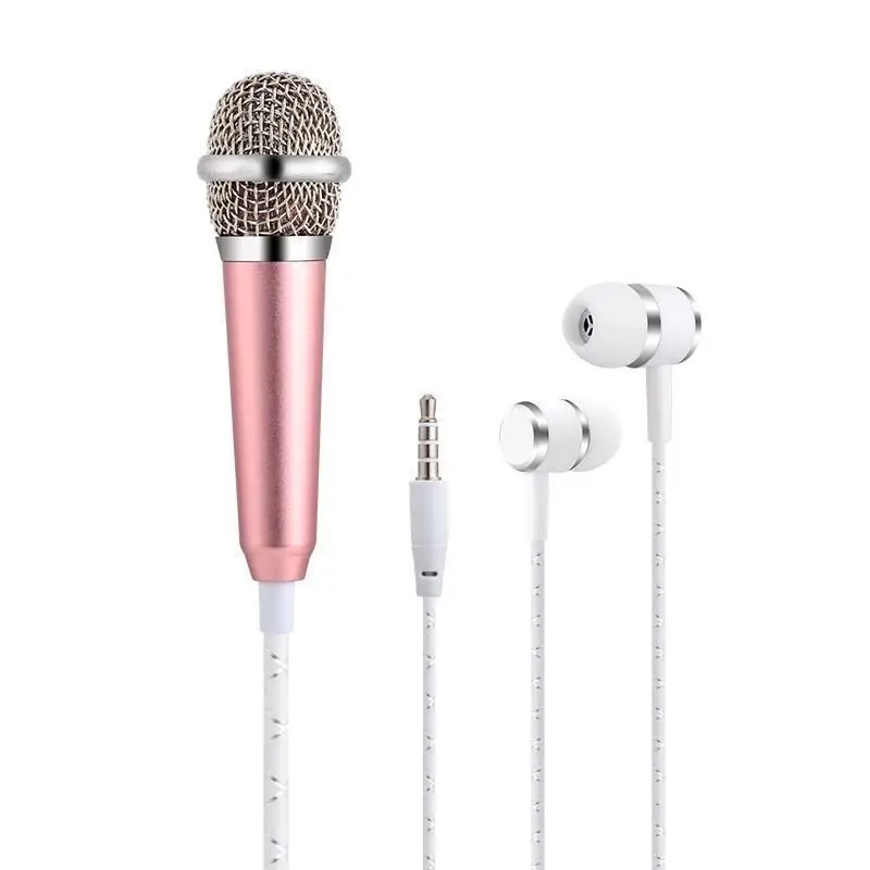 

Karaoke Mini Microphone Earphone Integrated Mobile Mini Microphone Singing Bar National Karaoke Magic Singing Tool