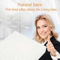Chair Cushion 70D Natural Latex Hemorrhoid Sitting Cushion Sedentary Artifact Student Ass Cushion Dining Chair Floor bench 2