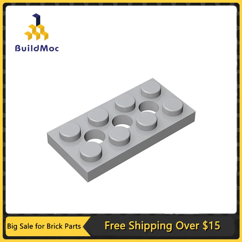 

MOC Assembles Brick Particles 3709 High-tech Plate 2 x 4 with 3 Holes Building Blocks Parts DIY Bricks Bulk Model Parts Toys