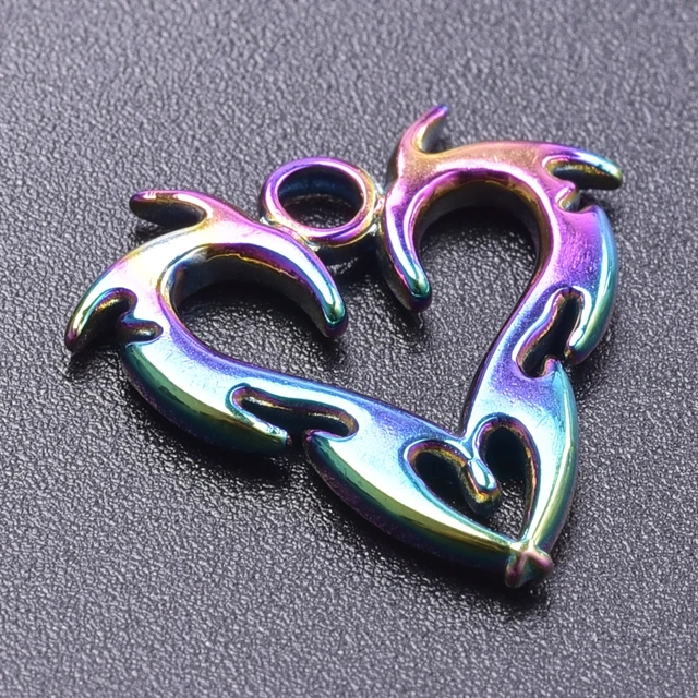 Stainless Steel Pendants Charm Unusual Set 5pcs 74