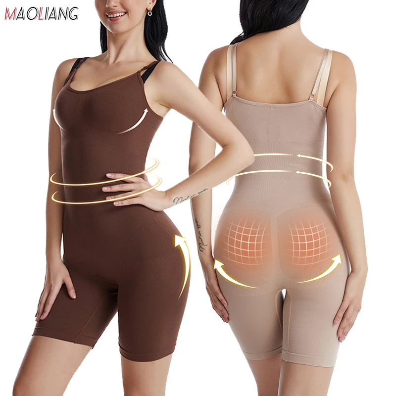 Women Bodysuit Shapewear Tummy Control Full Body Shaper Slimming