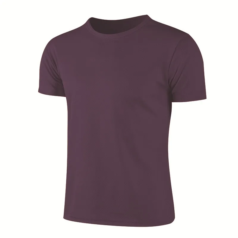 Quick Dry Round Neck Short Sleeve Sport T Shirt Gym Jerseys Fitness Shirt Trainer Running T-Shirt Men Sportswear Костюм Летний