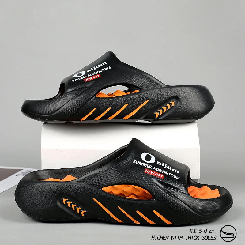 Men's Sandals 2025 Summer  New Arrival Dual-Tone Soft-Sole Outdoor Sports "Step-in Comfort" Beach Large Size Sandals