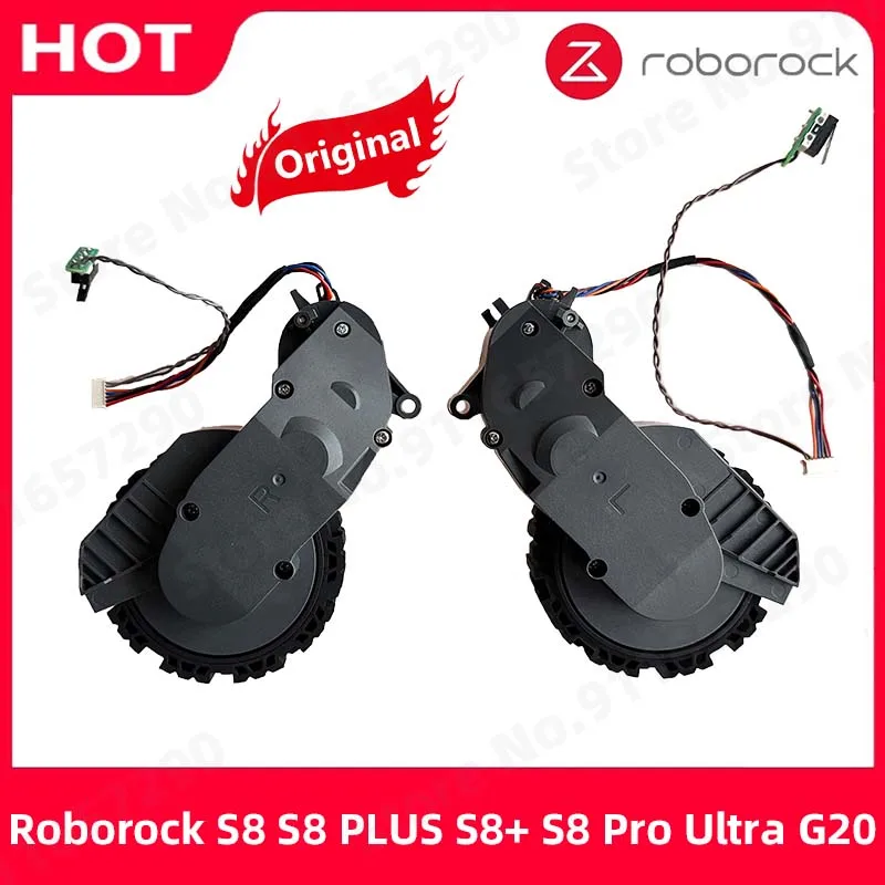 Roborock-esquerda e Direita Andando Rodas Peças Acessórios Aspirador Original s7 s8 Plus s8 Mais s8 Pro Ultra G20