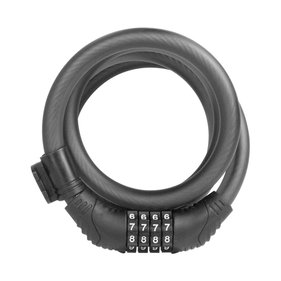 FIXKEY Lucchetto A Codice Per Scooter Con Catena Silenziosa – 60 Cm, 8 Mm, + Chiave Di Reset