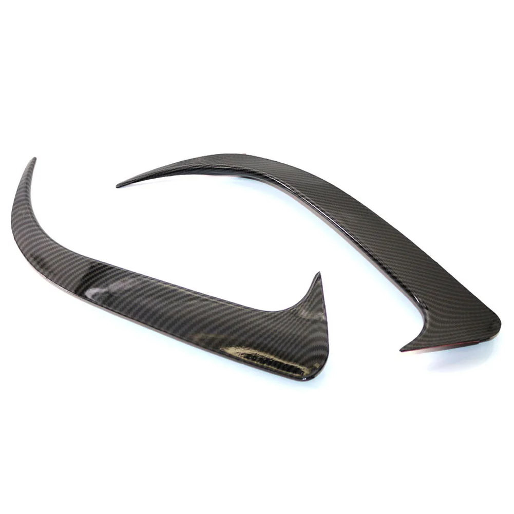 Glossy Black Carbon Fiber Rear Bumper Lip Spoiler for Car