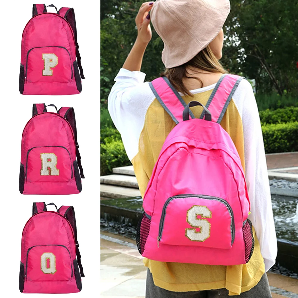 

New Men's and Women's Versatile Large Capacity Portable White Letter Embroidered Logo Outdoor Hiking and Commuting Backpack