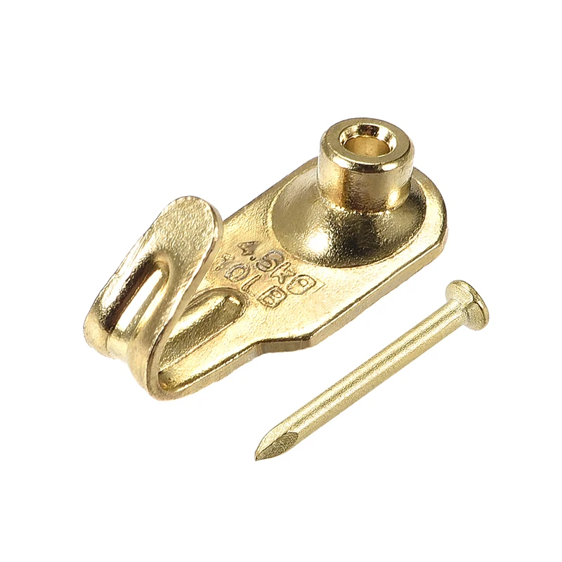 Set Di 136 Ganci Per Quadri E Cornici, Oro, Con Chiodi, 5 Misure Diverse, Per Pareti, Bagno, Cucina
