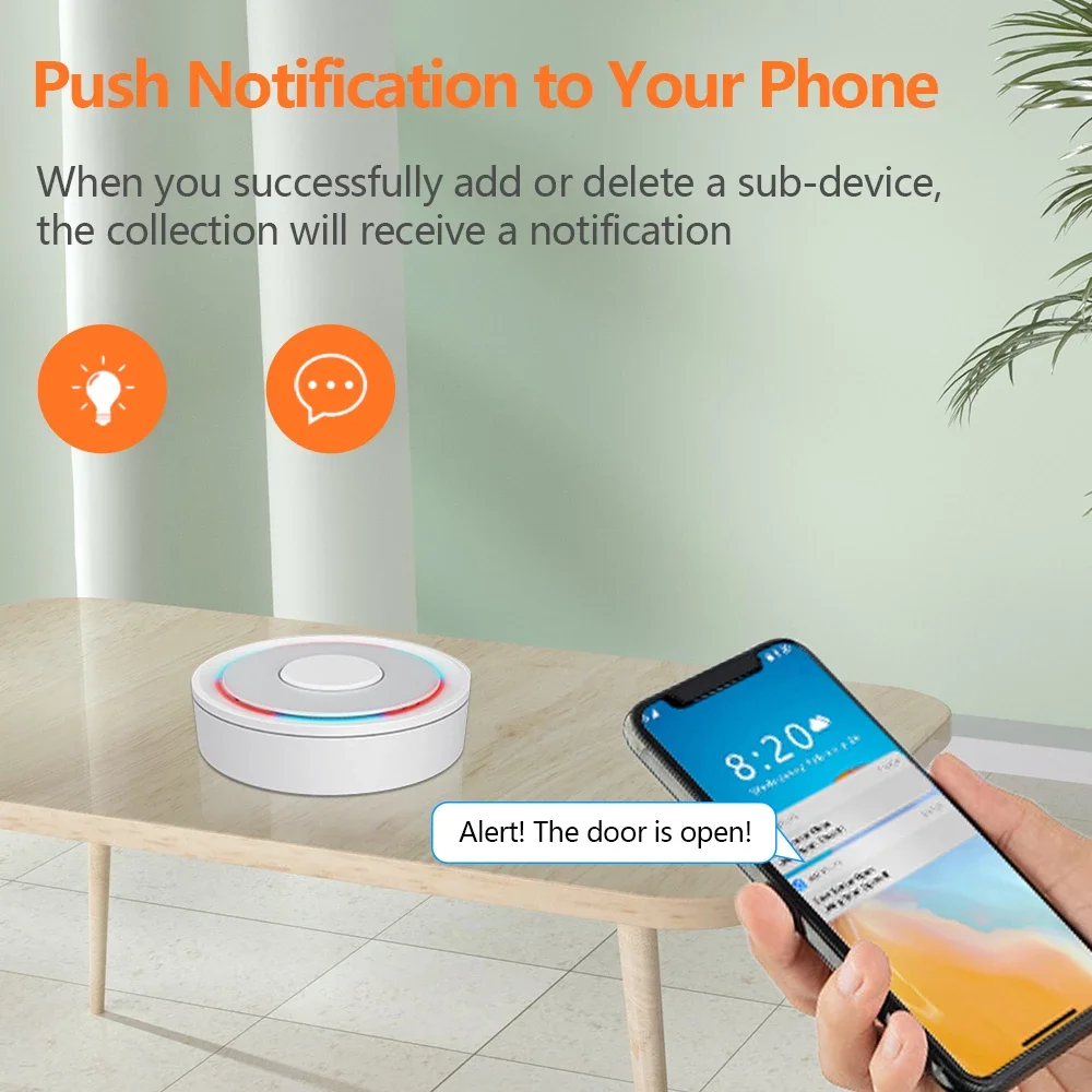 ZigBee Gateway Smart Gateway for HomeKit ZigBee Gateway Hub Smart Home Bridge ZigBee3.0 Tuya Smart Life APP Remote Control Works HomeKit Alexa Google