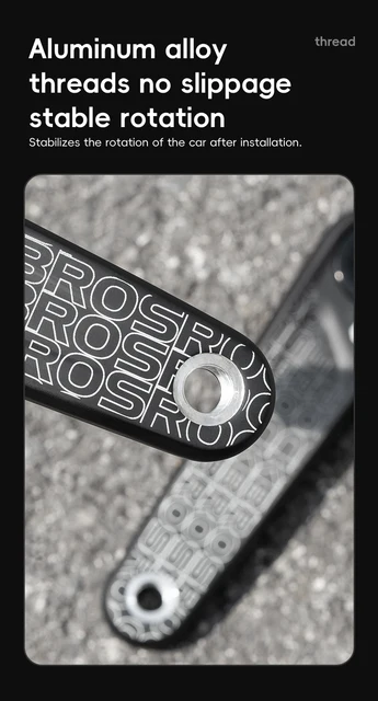 Rockbros-カーボンファイバー自転車クランクセット,チェーン