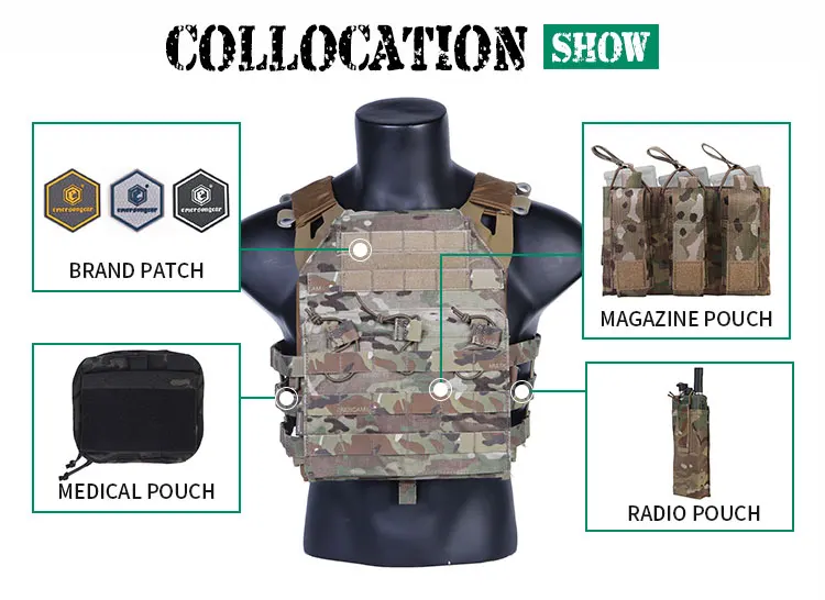 Emersongear Jumper Tactical Vest JPC Plate Carrier