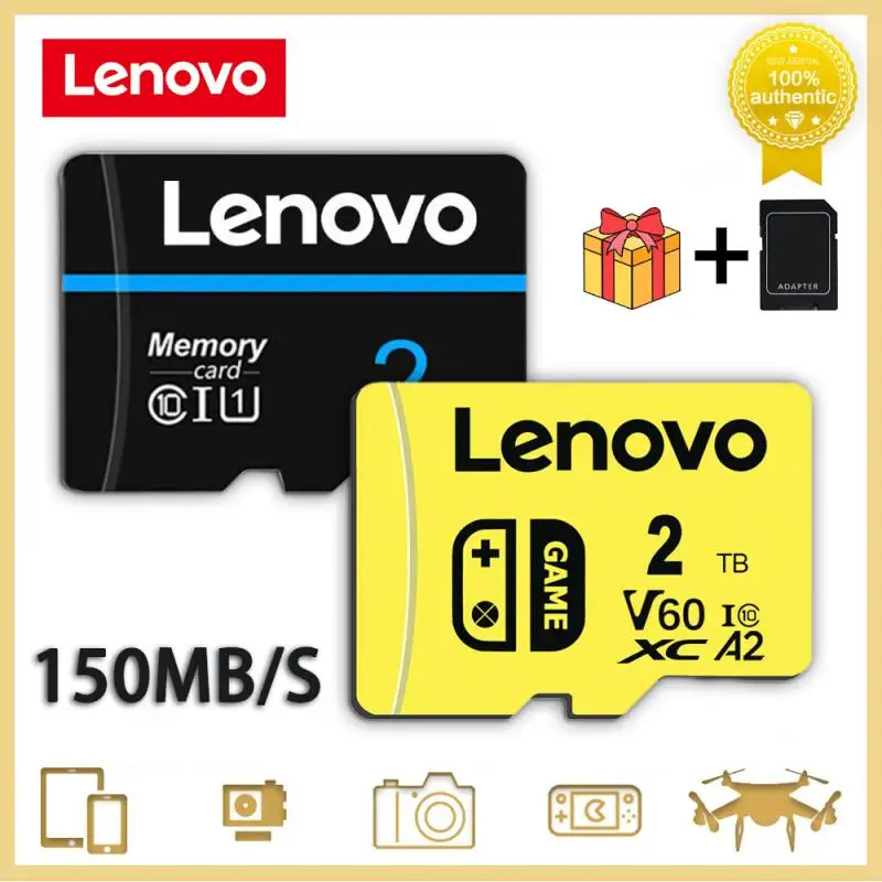 Lenovo Memory Tf Card 512Gb 256 Gb 128Gb Sd/Tf Flash Memory Card 1Tb 512 256 Gb Micro Tf/Sd Flash Card Per Telefono Ps5 Dropshipping