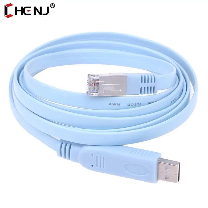 1 шт. 1,8 м USB к RJ45 USB к RS232 последовательный к RJ45 CAT5 консоли адаптер кабель шнур для маршрутизаторов Cisco PVC