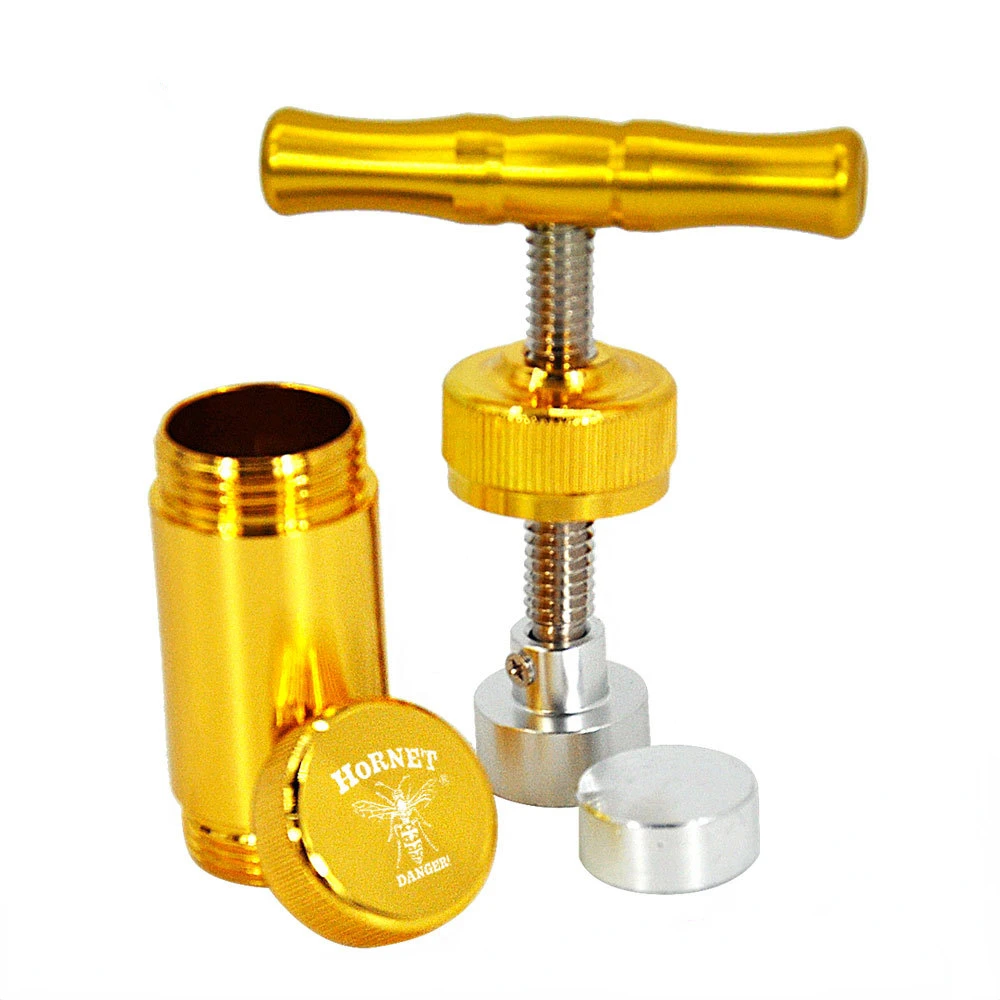 Tobacco Presser Grinder Crusher Herbal Herb Tobacco Press Grinder Herb Crusher Compressor Multi-function Tobacco Grinding Tool 5