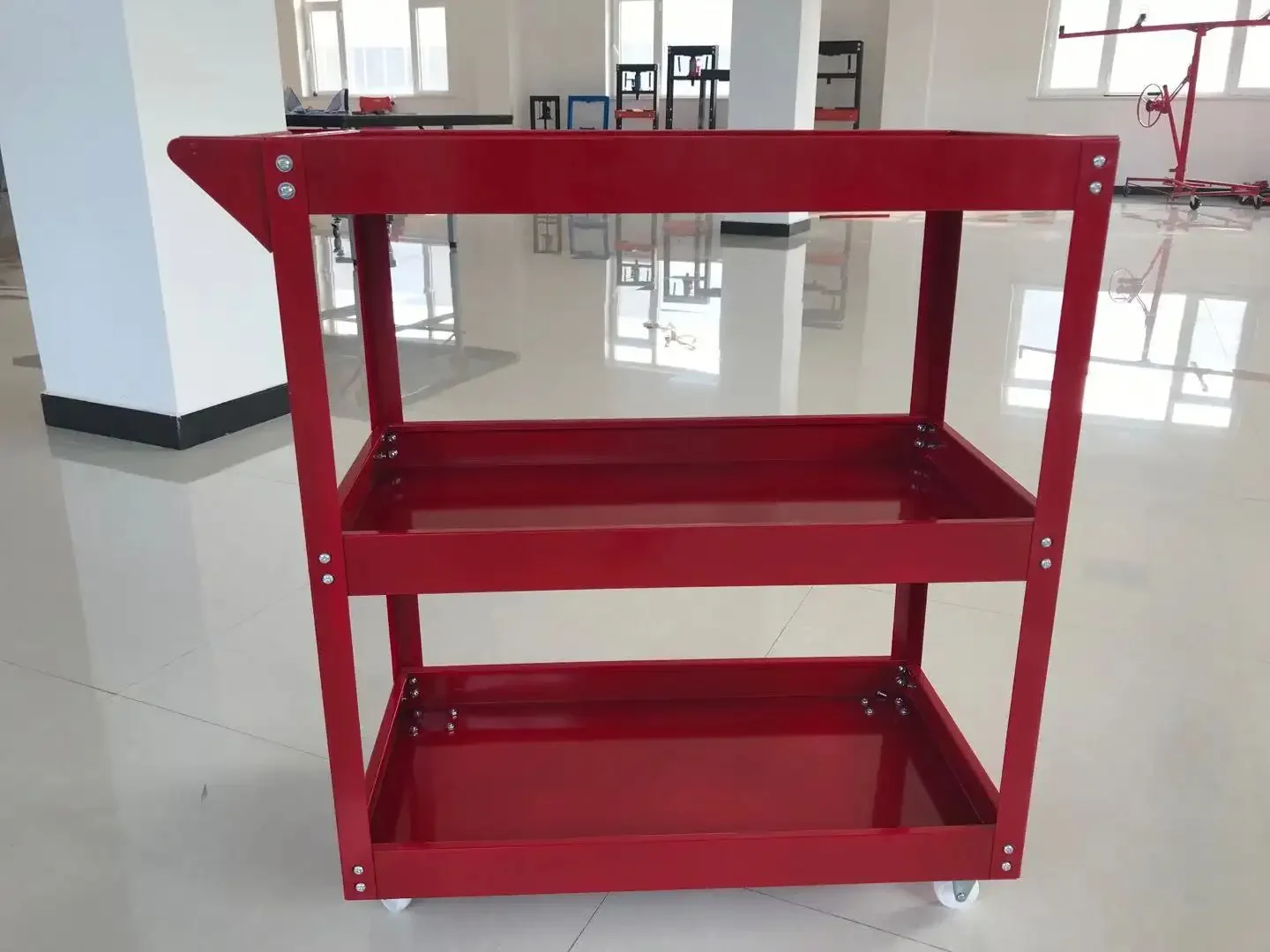 Carrello per attrezzi in acciaio per la casa Carrello per attrezzi per officina Carrello per cassetti portaoggetti Carrello per attrezzi per workstation Cassetta OEM personalizzabile - immagine 4