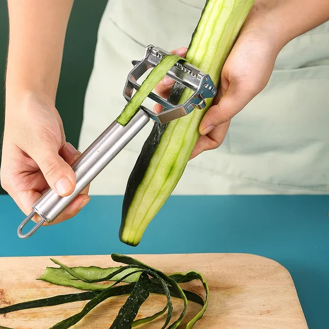 2 Ps Vegetable & Fruit Peeler Set- Stainless Steel Potato Peeler Non-Slip  Handle