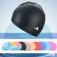 Swimming Cap Silicone Waterproof Swim hat for Men Women Adult Kids Long Hair Pool caps Diving swimming Equipment elastic cap new 1