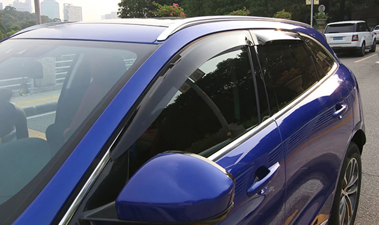For HONDA CR-V CRV 2001-2006 (RD4-RD9) Plastic Exterior Visor Vent Shades Window Sun Rain Guard Deflector 4pcs