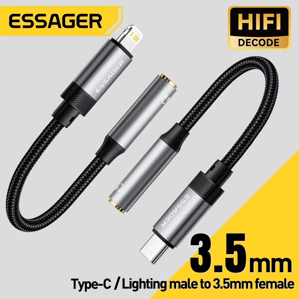Type C to 3.5mm AUX Audio Adapter Cable