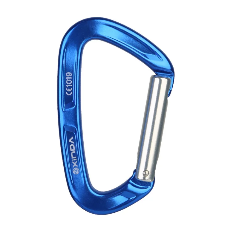 

Rock Climbing 25KN D Shape Snap Locking Carabiner Buckle for Tree Arborist Rigging Tactical Sports Rappelling Equipment Gear