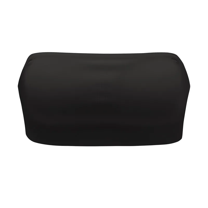 

Strapless and non slip bra, one piece with chest pad, seamless ice wrap, breathable bra