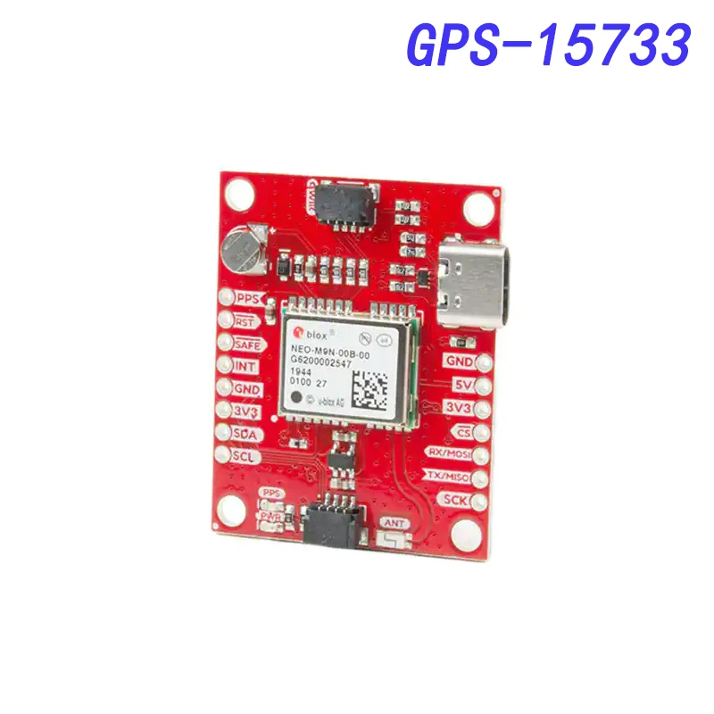 

GPS-15733 GPS Breakout - NEO-M9N, Chip Antenna (Qwiic)