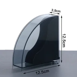 Acrylic Coffee Filter Holder with Lid - Damp - Proof Paper Dispenser and Storage Organizer (Small)