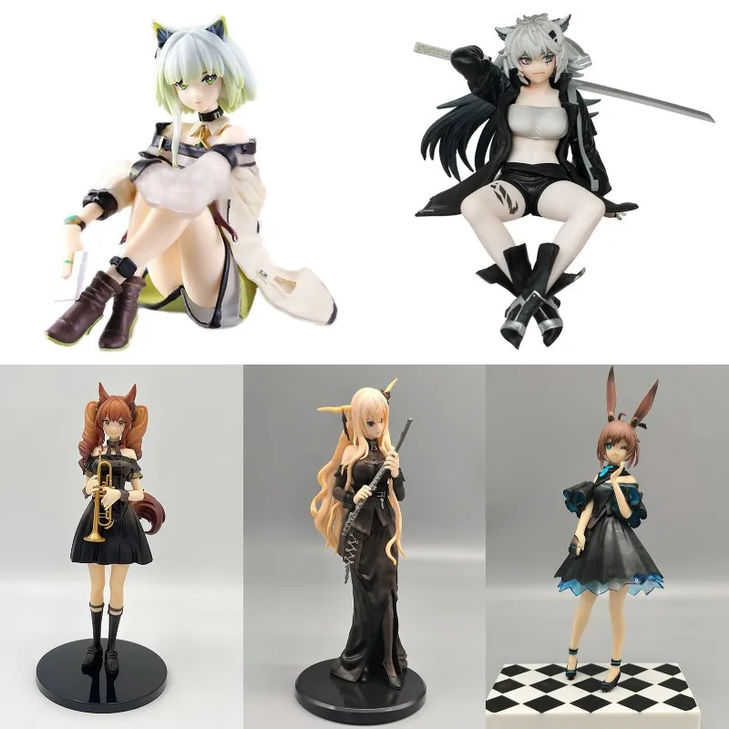 

25cm Arknights Angelina Anime Girl Figure Angelina The Song of Long Voyage Action Figure Adult Collectible Model Doll Toys Gifts