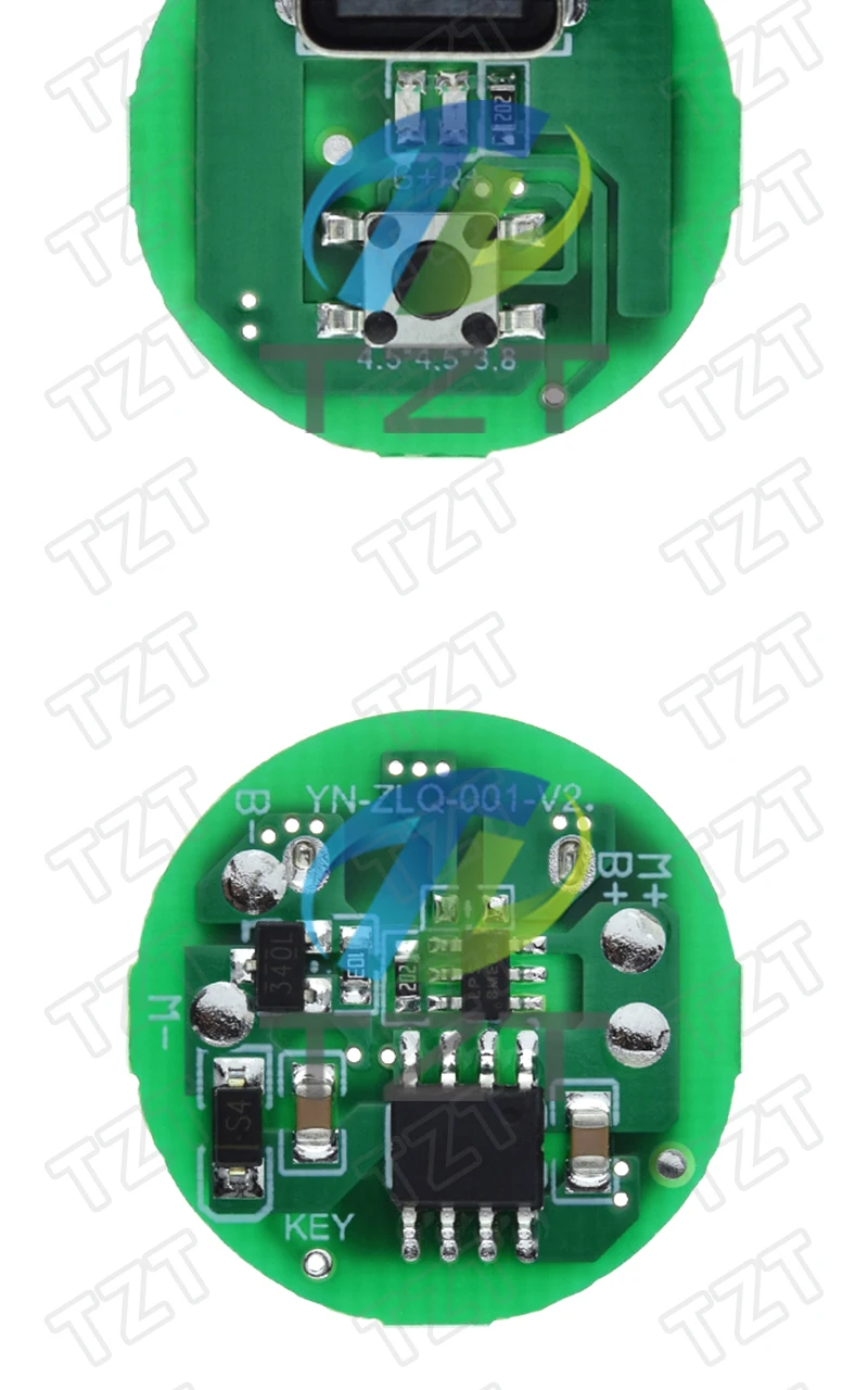 1/3/5PCS Starke Taschenlampe Treiberplatine 5W 10W Taschenlampe Stickplatine Drei-Gang-Steuerung Typ-C Lade- und Entlademodul – Detail 6