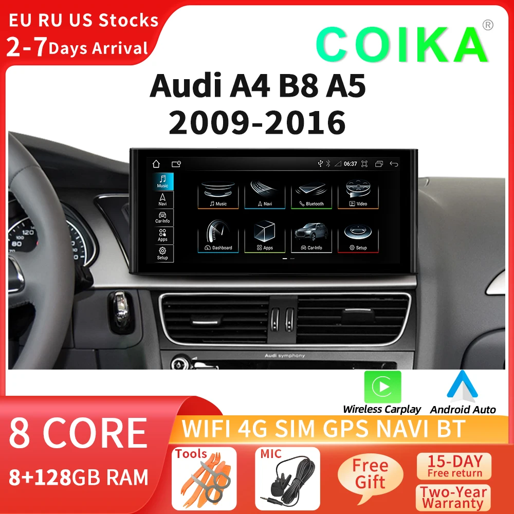 Audi A4 A5 2006~2016対応 Androidナビ - カーナビ