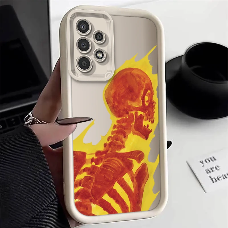 Skull Silicone Phone Case – Durable and Stylish Protective Cover
