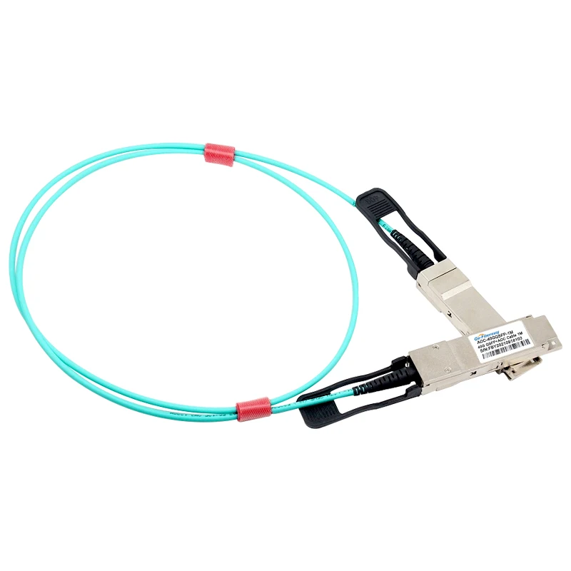 QSFP 40Gb AOC Cable 1/2/3/5/10/20m QSFP+ to QSFP+ Active Optical Cable Compatible with Mellanox/MikroTik/Cisco Switch/Fiber Card