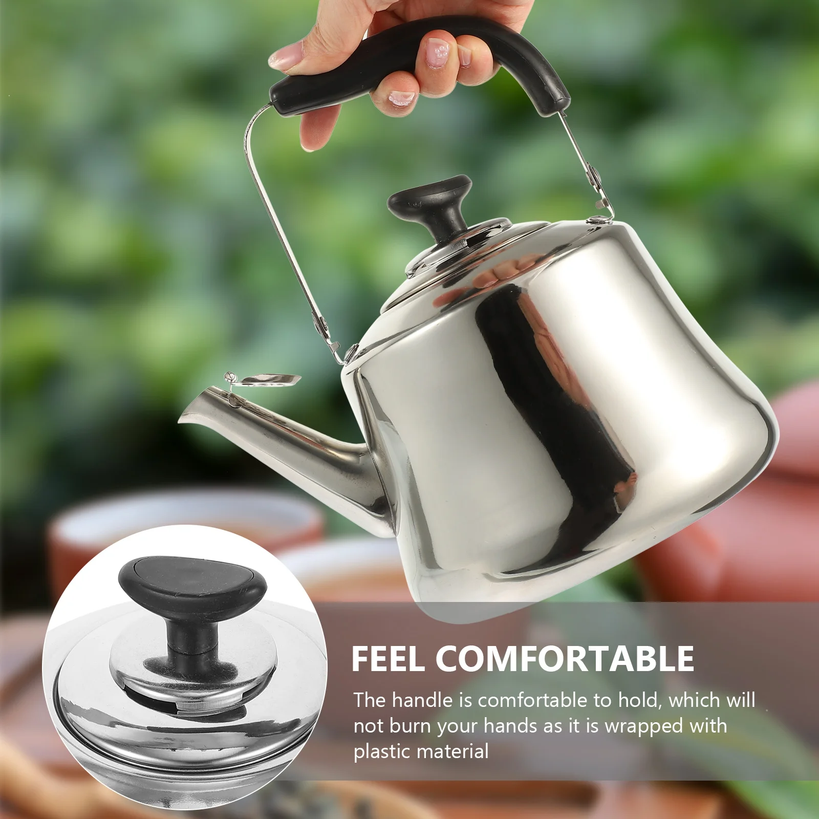 Whistling Steel Kettle Teapot for Stovetop Boiling Coffee whistling teapot,tea kettle