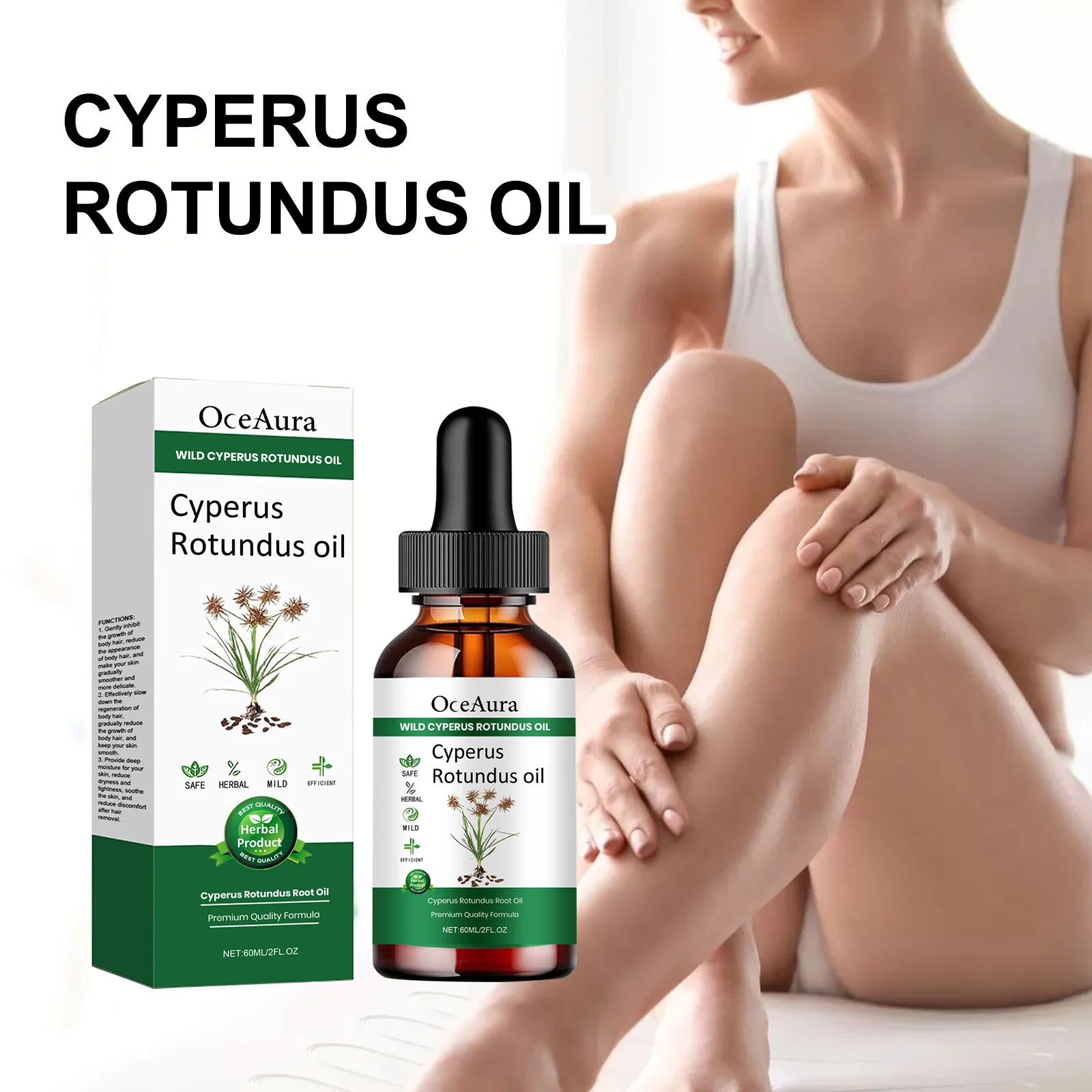 Gentle Plant Body Hair Removal Oil For Smooth And Tender Skin_voghion.com