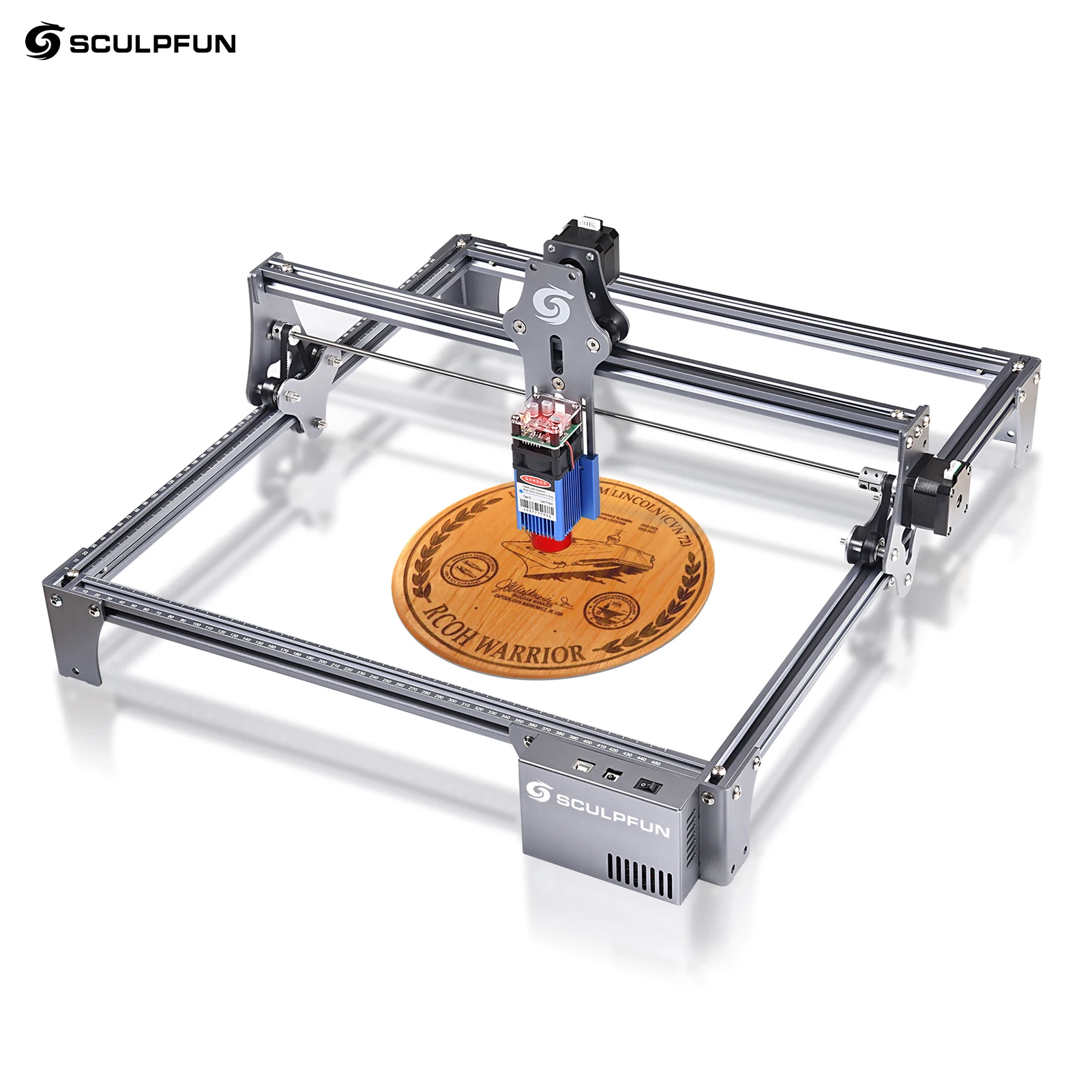 woodworking boring machine SCULPFUN S9 90W Effect Laser Engraving Machine 410x420mm Ultra-thin Laser Beam Shaping Technology High-precision Laser Cutting wood router table