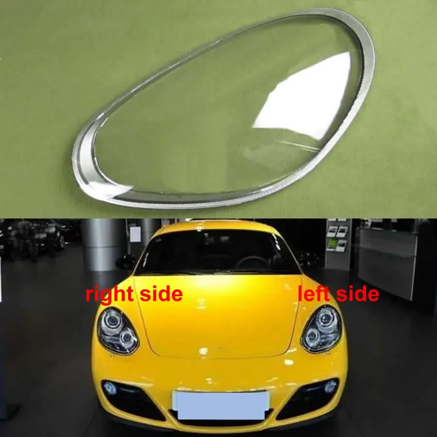 

Xenon Headlight Shell Transparent Headlamp Cover Plexiglass Replace Original Lampshade For Porsche Cayman Boxster 987 2009-2012