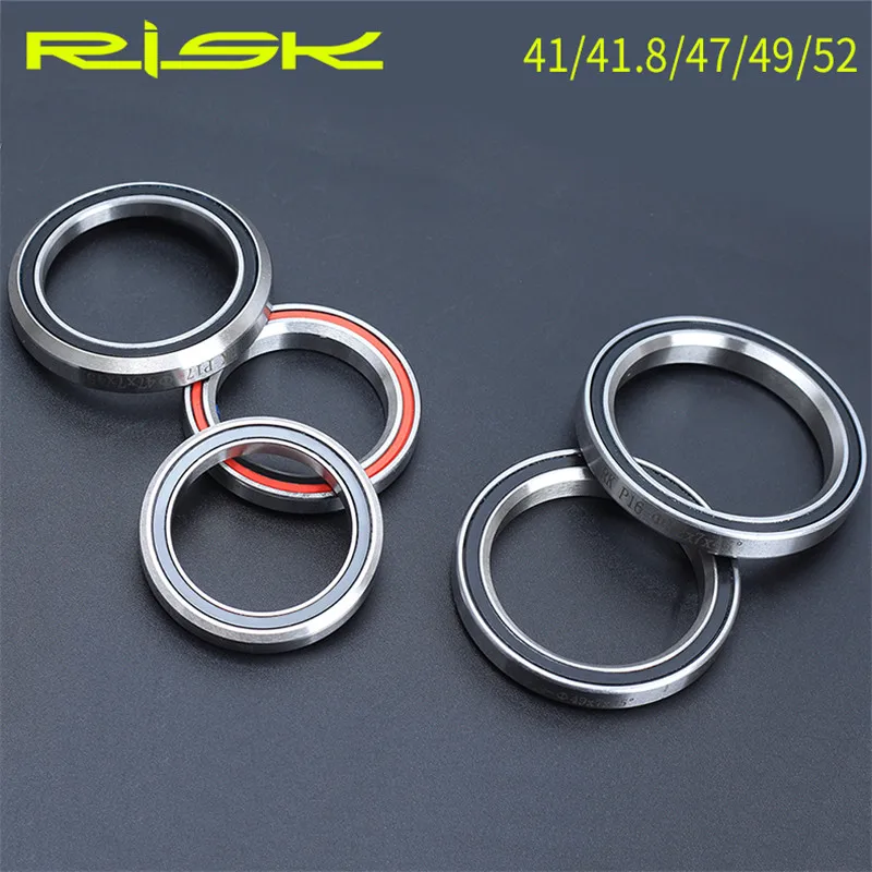 Bicycle Ball Bearing Bike Headset Bearings Risk Bicycle General Headset Repair For 28.6/44/30mm Mountain Bike Steel Bearing 41/41.8/47/49/52mm