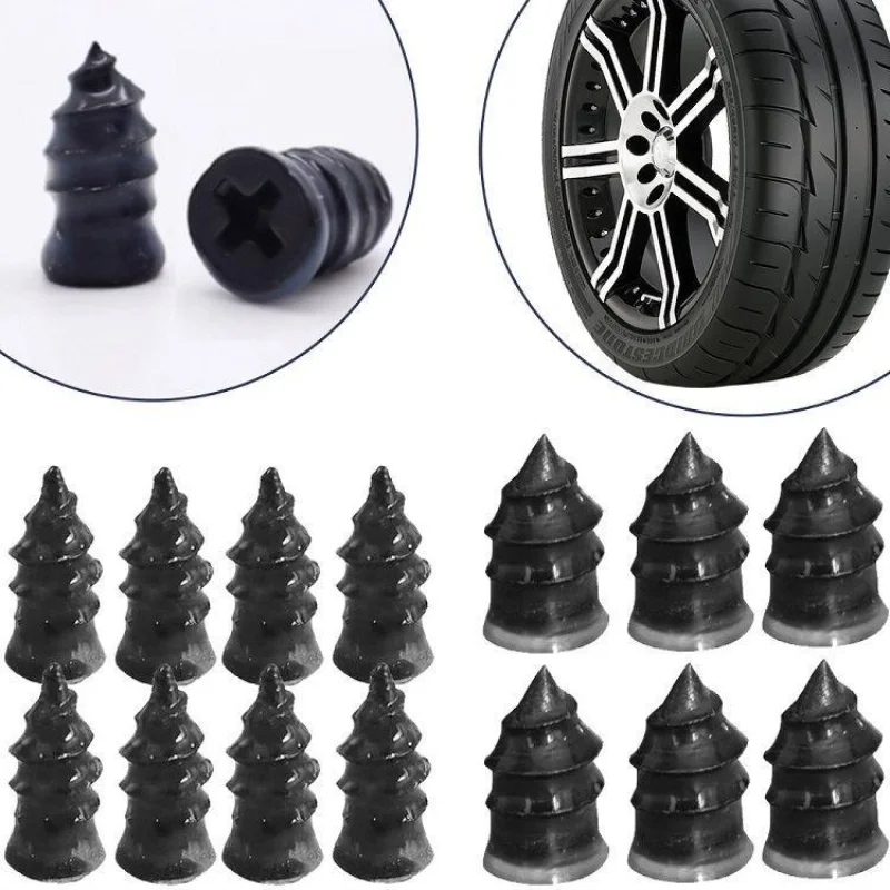 

Vacuum Tyre Repair Set Nail Kit for Wheels Car Motorcycle Scooter Rubber Tubeless Tire Repair Tool Glue Free Repair Tire Nail