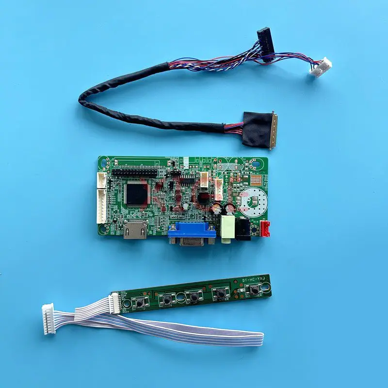 

Плата контроллера для ЖК-экрана, совместимая с hdmi-h01/T01/U01, комплект «сделай сам», 1366*768 монитор ноутбука, 16 "VGA, 40-контактный LVDS
