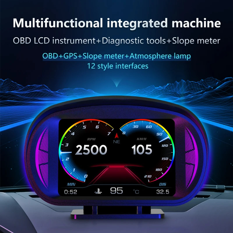 º ǻ   ÷ ٱ GPS OBD2 HUD   ӵ  ڵ  ͺ ӵ ˶ 